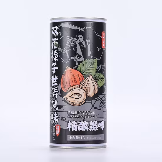 250ml 275ml 330ml 500ml Garrafas de vinho âmbar transparente Garrafas de cerveja vazias com tampa